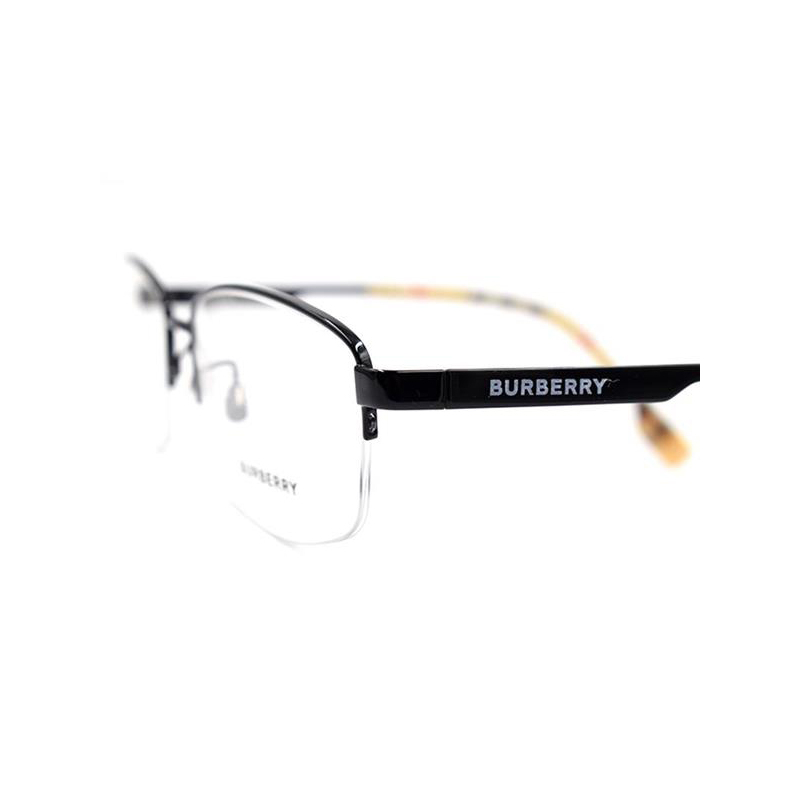 【免费配镜片】BURBERRY/博柏利 博柏利精神系列商务精英款都市达人造型半框男士光学眼镜1342TD（轻盈材质）