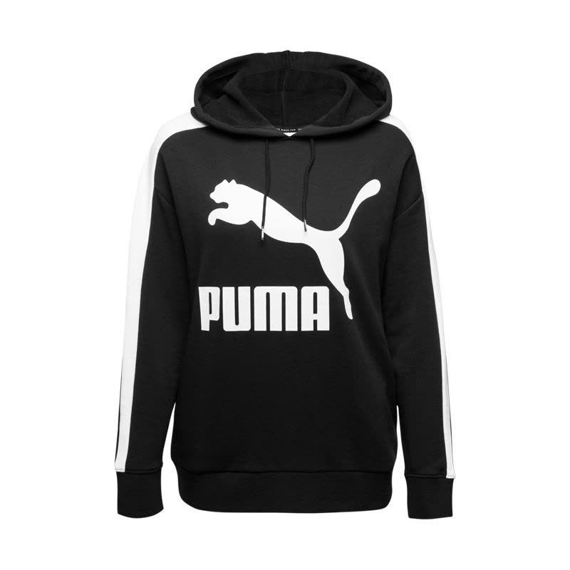 PUMA彪马女装运动服休闲连帽宽松卫衣套头衫577611-01图片