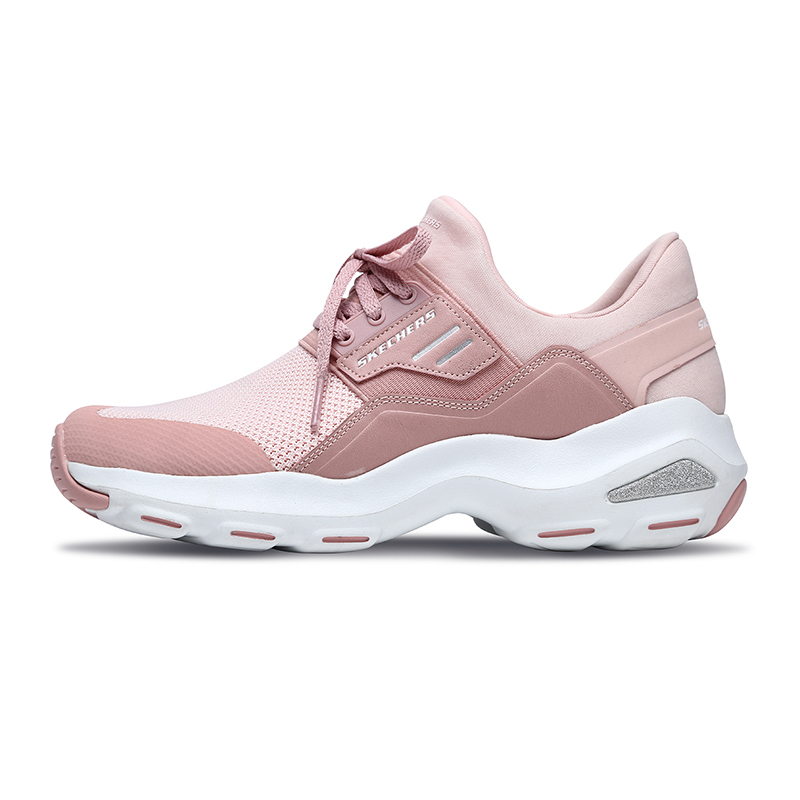 Skechers斯凯奇情侣新款男女D’lites熊猫鞋时尚懒人休闲鞋12860