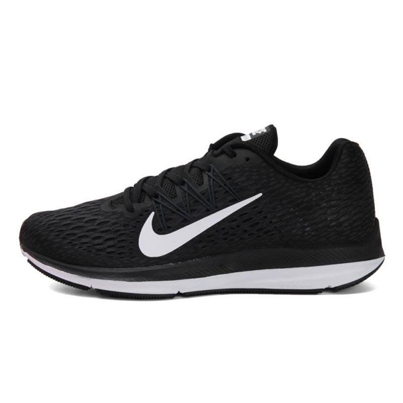 Nike/耐克ZOOMWINFLO5气垫缓震黑白运动跑步鞋-AA7406-001图片