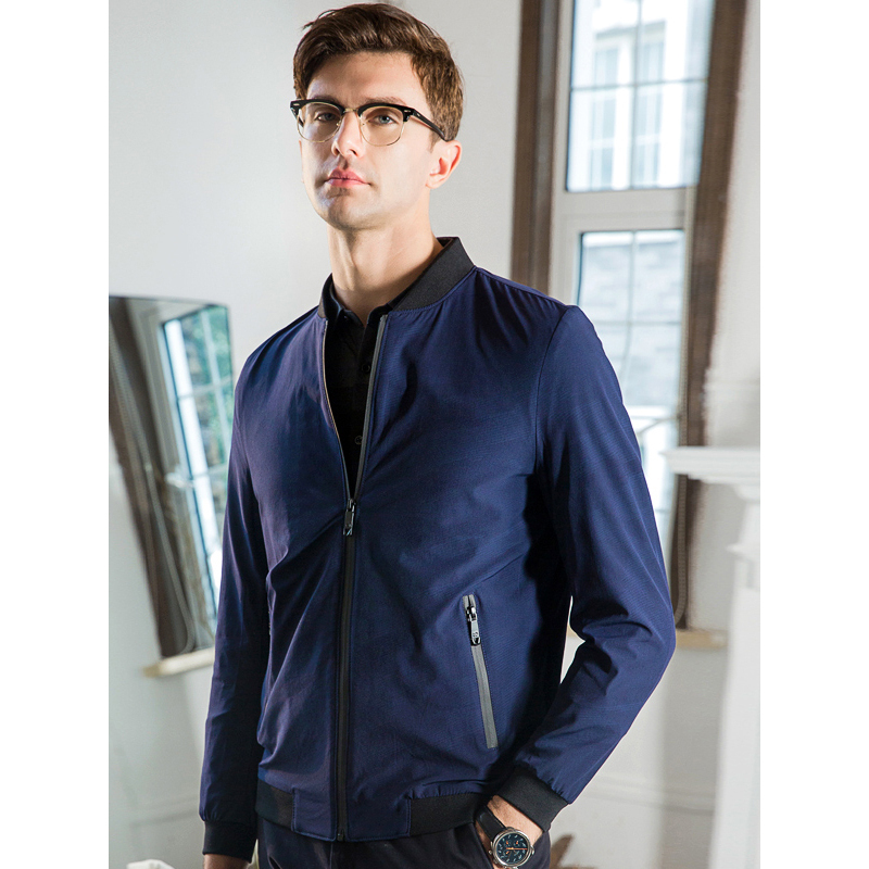 北极绒男士夹克春秋青年外套韩版休闲棒球服外套男