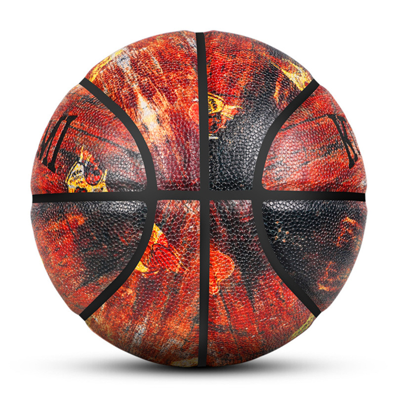 狂迷青少年新品国潮涂鸦重金属主题篮球成人个性花式7号标准室内外