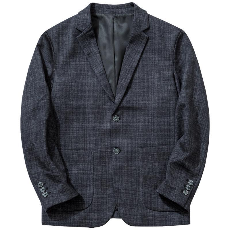 千纸鹤新款男士西服休闲简约时尚便西商务正装西装外套35127