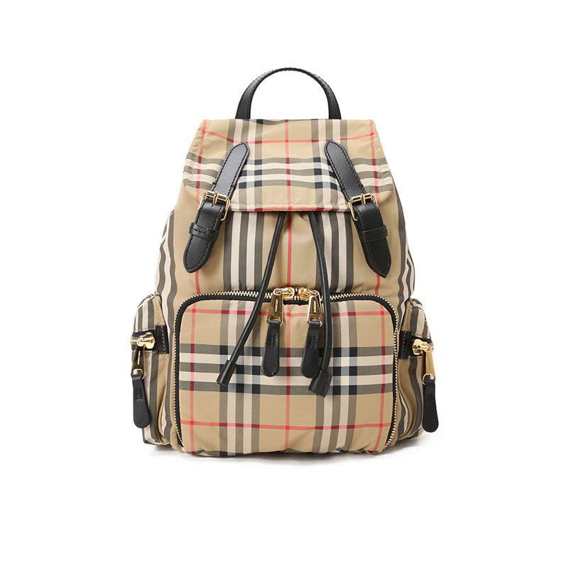 BURBERRY 博柏利 Rucksack 双肩包中号 经典格纹经典条纹织物8032709图片