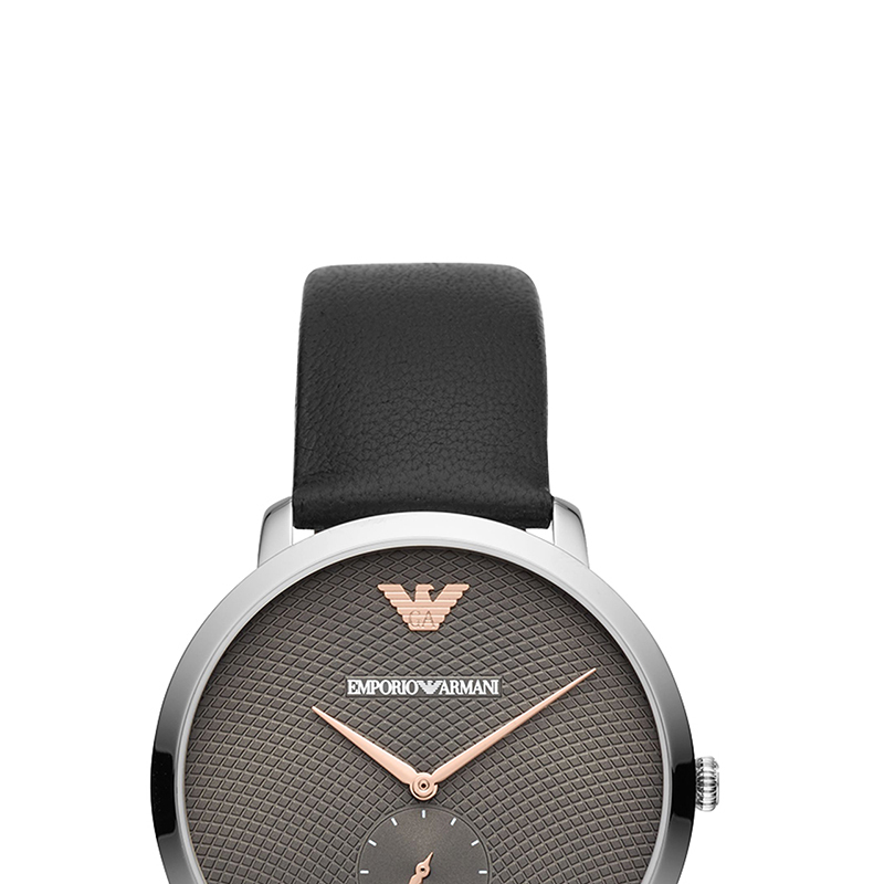 阿玛尼emporioarmani大气简约手表男复古时尚皮带石英表男腕表ar11162
