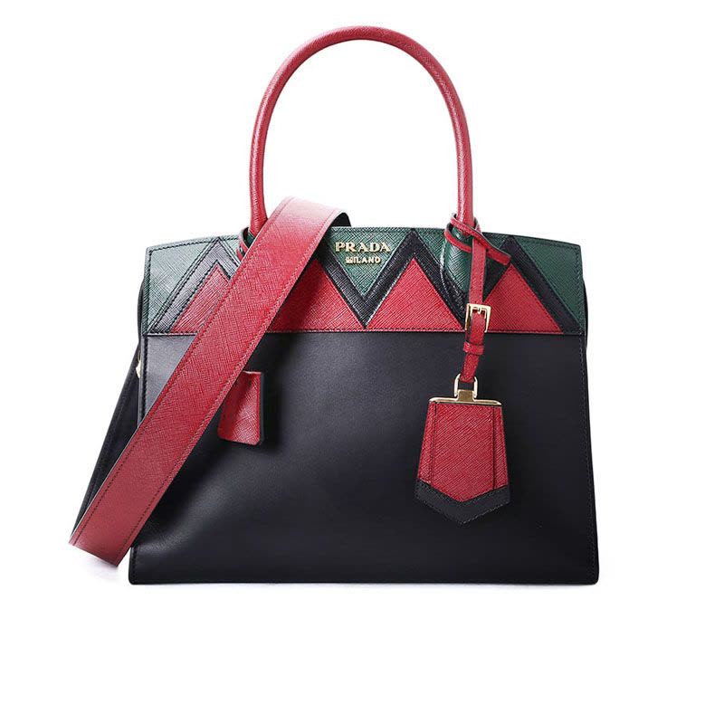 Prada ESPLANADE 托特手拎包 中号 1BA046 拼色图片