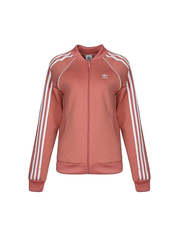 阿迪达斯三叶夏季女子立领舒适运动三条纹夹克外套CE2398