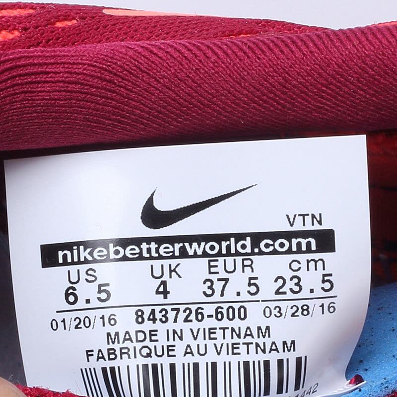 耐克NIKE女鞋跑步鞋843726-600843726-600图片