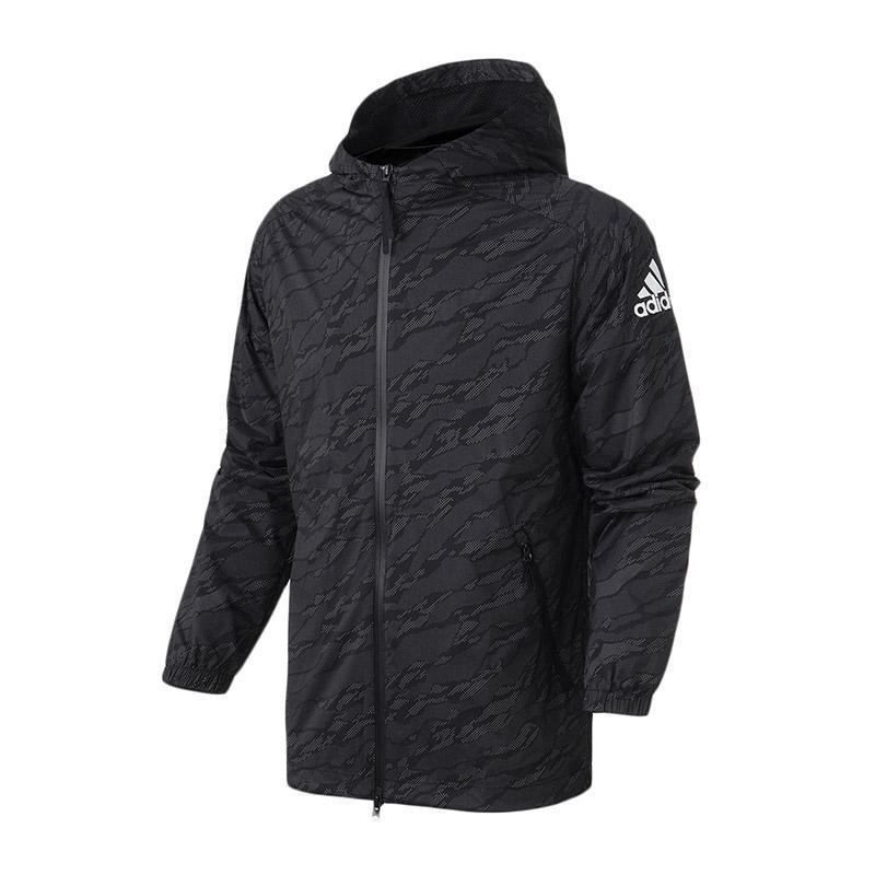 adidas阿迪达斯男子外套夹克连帽休闲运动服DM5274 L DM5274黑色