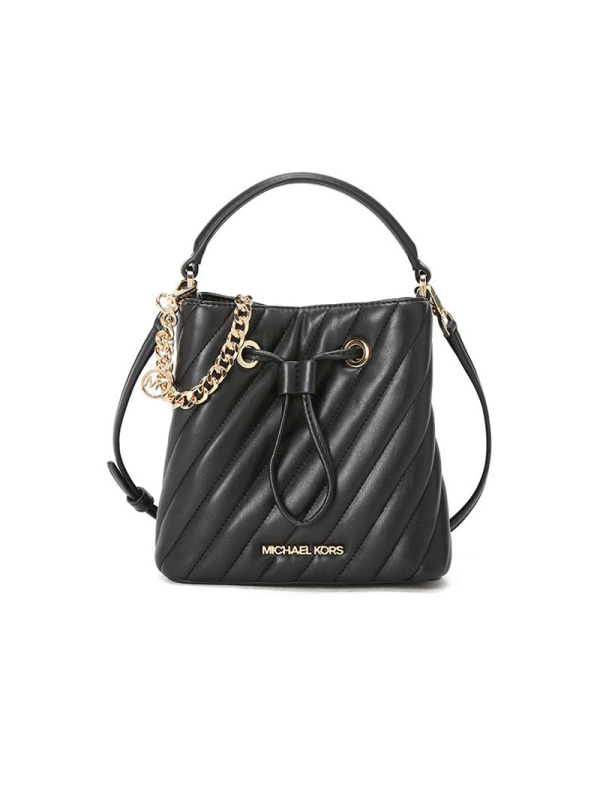 MICHAEL KORS MK SURI字母金属标水桶包 单肩手提斜挎包 35T0GU2C0U 金扣