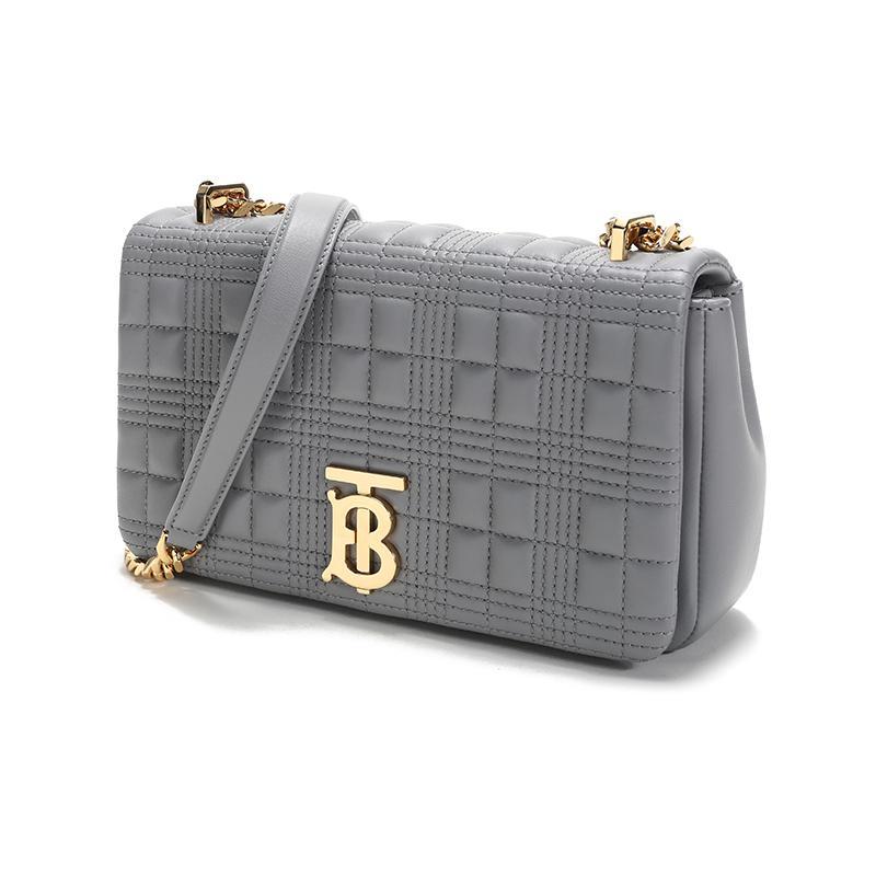 burberry 博柏利 女款 羊皮tb专属标识手提单肩斜挎包lola绗缝萝纳包