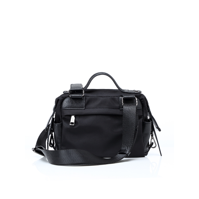 dubaolu都宝路新款新品运动休闲包男女通用出游黑色系织物包拉链旅行