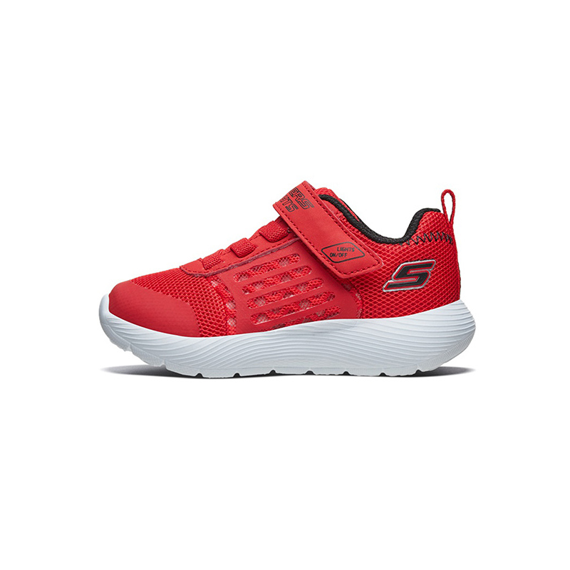 Skechers斯凯奇秋冬新款男小儿童鞋时尚闪灯鞋魔术贴运动鞋90740N