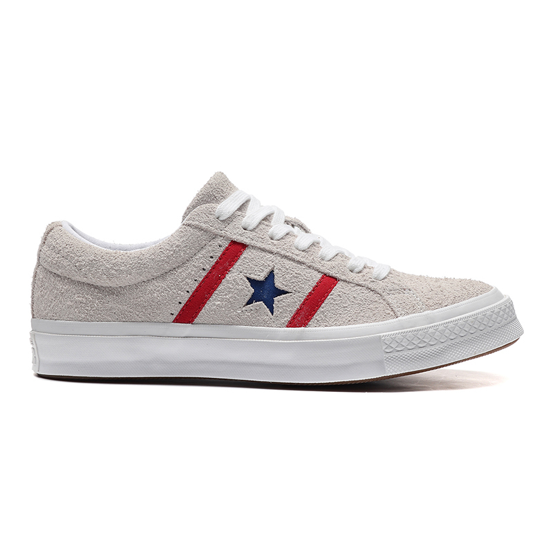 Converse男鞋女鞋板鞋2020新款One Star低帮翻毛皮休闲鞋164390C