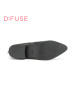 D：Fuse/迪芙斯切尔西短靴女秋冬牛皮尖头低跟女鞋DF64117076
