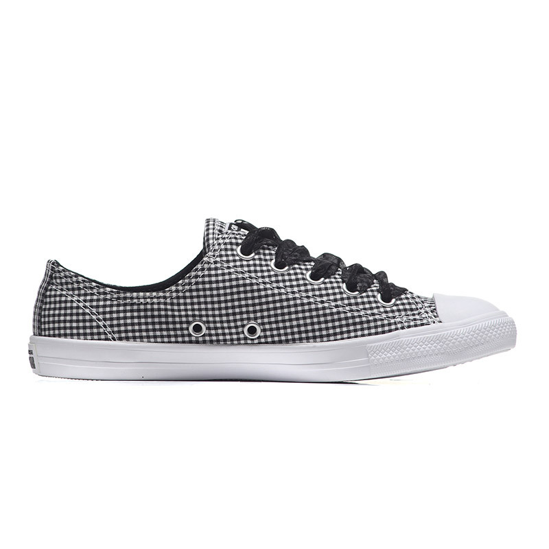 【自营】CONVERSE匡威女鞋帆布鞋Chuck Taylor低帮休闲鞋560832C 560833C黑色+白色