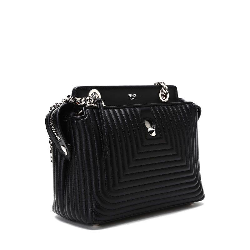 FENDI/芬迪 女包DOTCOM绗缝图案链条手拎斜挎包 8BN299图片