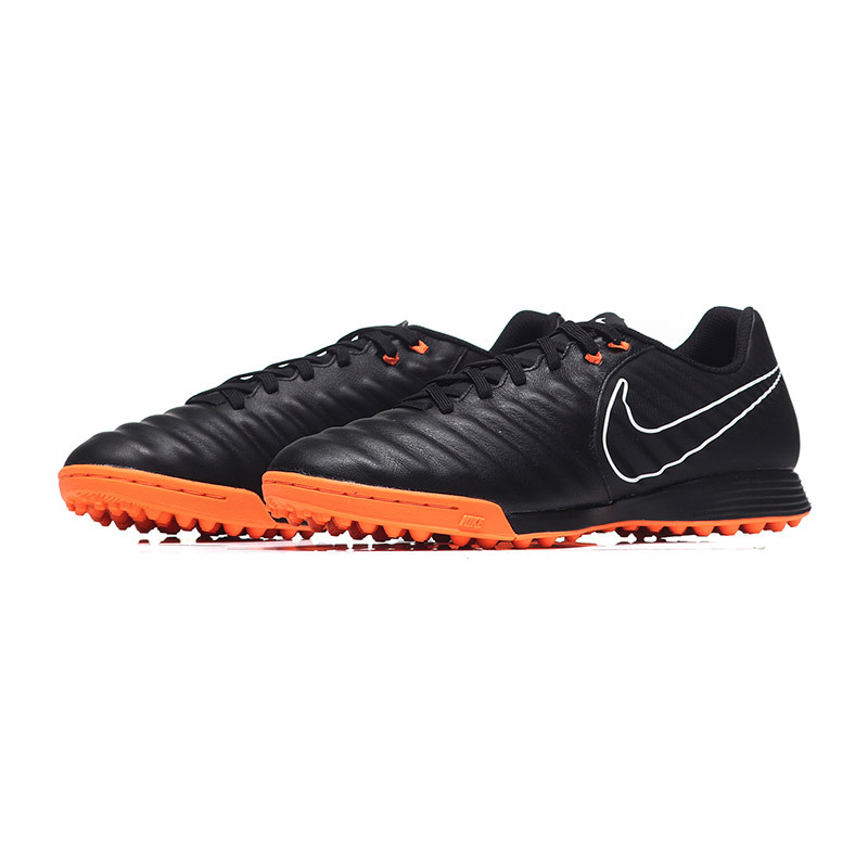 NIKE耐克男鞋足球鞋TF碎钉传奇7足球运动鞋AH7243.. AH7243-080黑+荷兰橙+黑+白