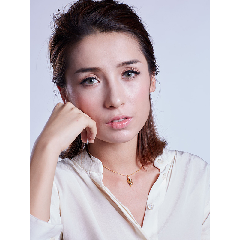 东祥黄金吊坠男女足金佛吊坠米兰金萌佛系列释迦牟尼瑜伽黄金吊坠