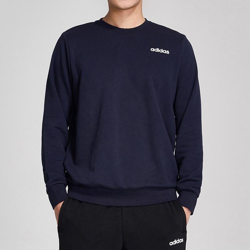 adidas男服卫衣圆领套头衫运动休闲运动服DU0395