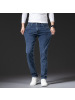 青年男士弹力牛仔裤男春季常规宽松小直筒长裤男装百搭休闲男裤
