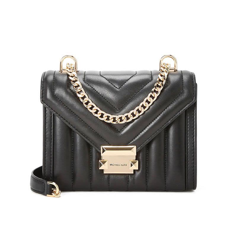 MICHAEL KORS MK Whitney锁扣口盖包 单肩斜挎包 30F8GXIL1T 金扣图片