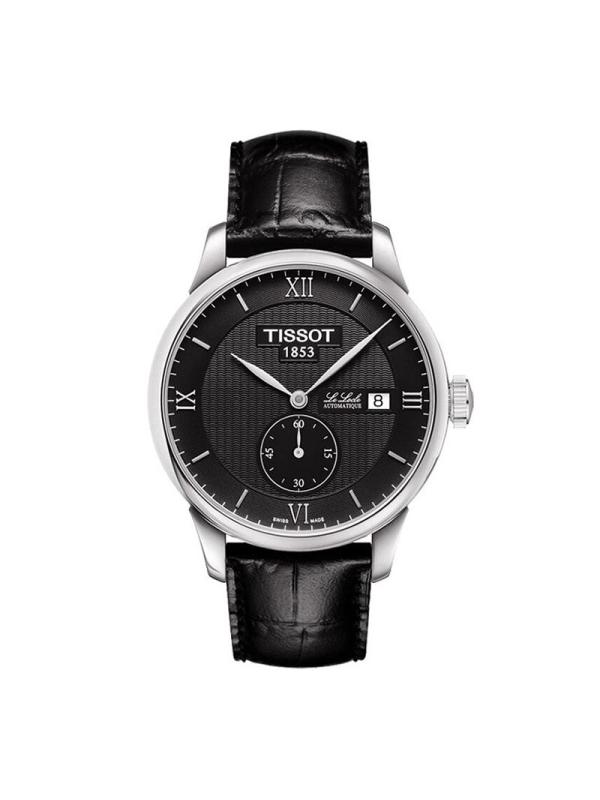 tissot天梭力洛克系列皮带男士自动机械表t0064281605801