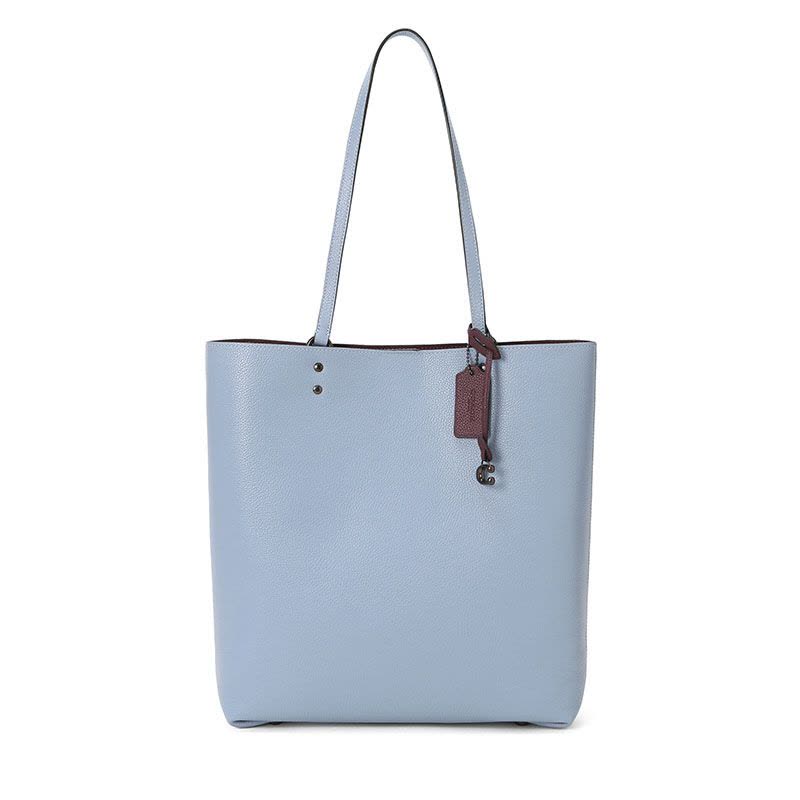 COACH\蔻驰 购物袋 C挂坠粒面皮 单肩包 35*38*11CM图片