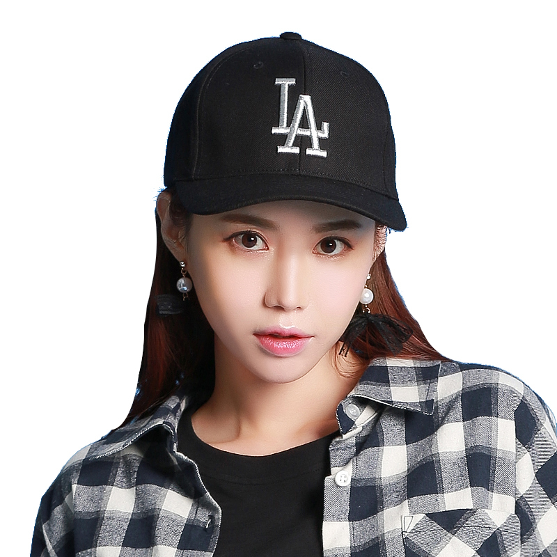 mlb棒球帽la道奇经典黑色银标男女款鸭舌帽旅游休闲帽子32cpig74107m