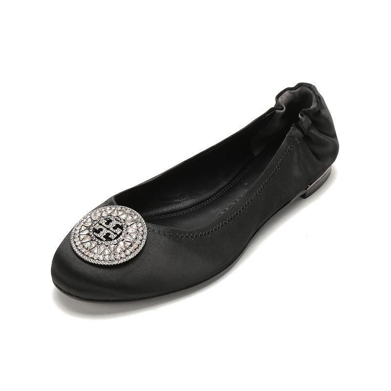 TORY BURCH 托里·伯奇 奢侈品 TB女鞋 织物 平底鞋船鞋芭蕾舞鞋 78816