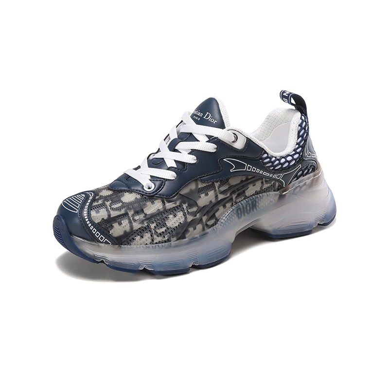迪奥dior女士织物橡胶diorvibe系带休闲运动鞋老爹鞋厚底鞋kck365obu