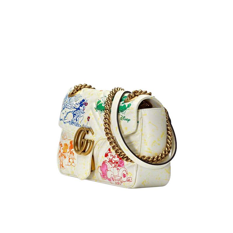 【预定】Disney x GUCCI GG Marmont系列小号肩背包 25x14x6.5CM图片