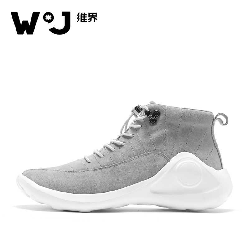 维界夏季男鞋新品休闲鞋时尚潮流鞋运动风格鞋松紧细带告别系鞋带