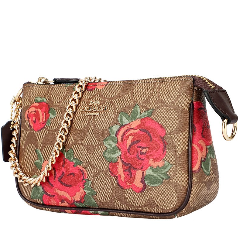 coach蔻驰女款手拎包女士pvc手拎包手腕包欧美时尚