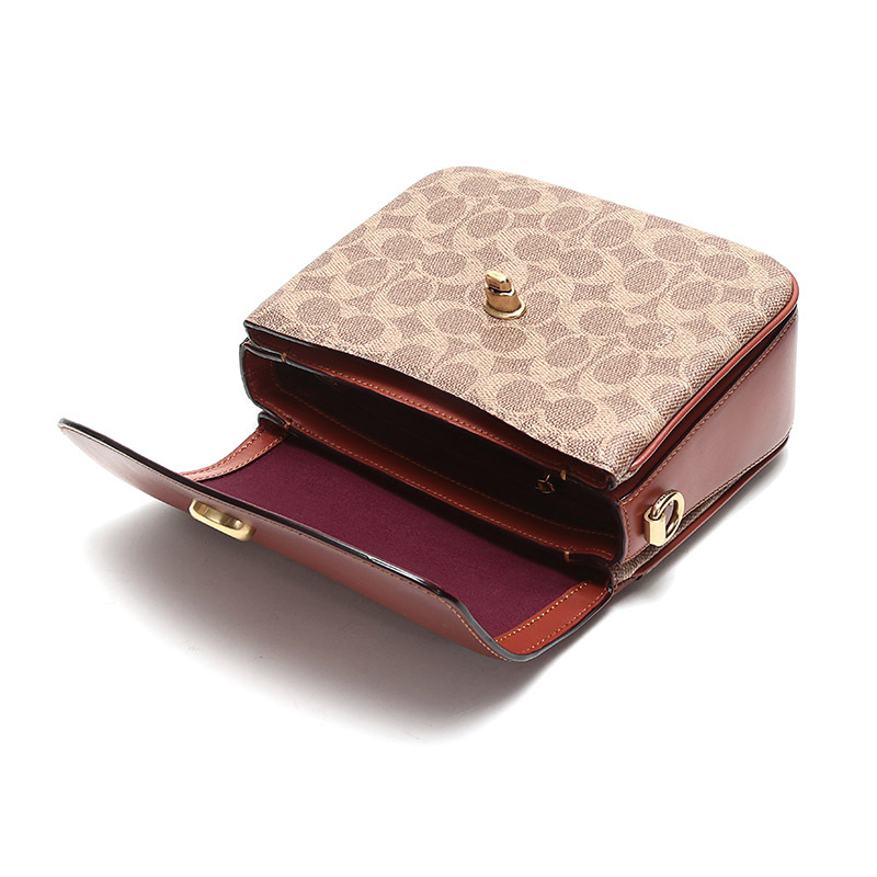 coach蔻驰2020新款女士cassie19号小号手提单肩斜挎包89089