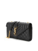 预售 圣罗兰YSL ENVELOPE 小号 信封粒面压花 链条包 女士单肩包 600195 金链