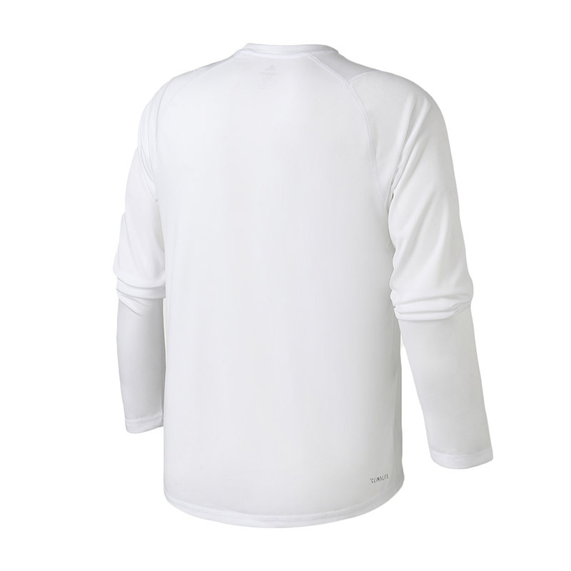 【自营】adidas男服长袖T恤圆领套头衫针织综合训练运动服DQ2847 L DQ2847白色