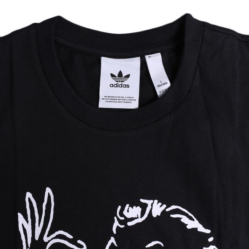 ADIDAS阿迪达斯三叶男子运动休闲透气短袖T恤-CZ1764图片
