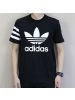 adidas阿迪达斯三叶男装2018夏季新款运动短袖体恤T恤CZ1749 S CZ1749