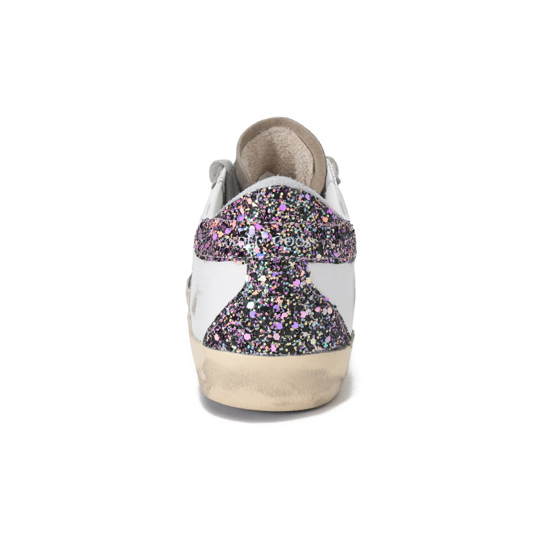 黄金鹅 GOLDEN GOOSE 女士皮革Super-Star系带休闲运动鞋板鞋脏脏鞋GWF00102 F002463