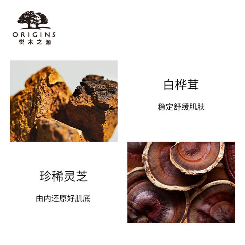 悦木之源 ORIGINS韦博士灵芝焕能好底子精华面膜 75mL 修护强韧净化亮肤(有效期至2024.2)图片