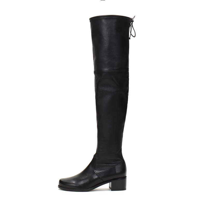 斯图尔特·韦茨曼 STUART WEITZMAN 女士皮革过膝靴长筒靴MIDLAND