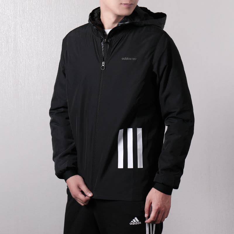ADIDAS阿迪达斯运动休闲冬季男子外套保暖舒适棉服DM2196图片