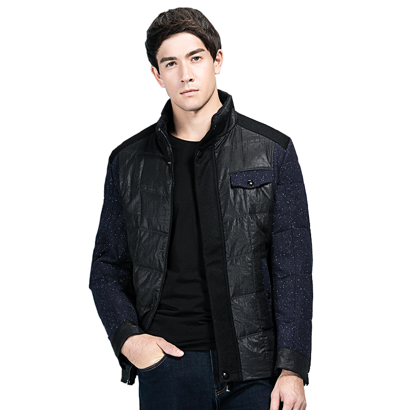 柒牌seven羽绒服男装冬装新款男士商务时尚休闲羽绒服