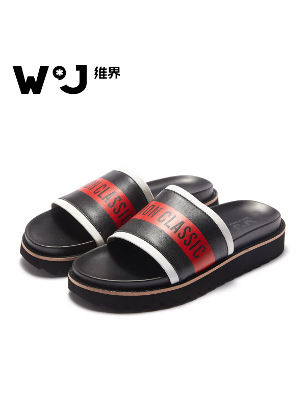 维界拖鞋男夏季时尚外穿沙滩鞋休闲凉拖潮室外防滑软底新款一字拖