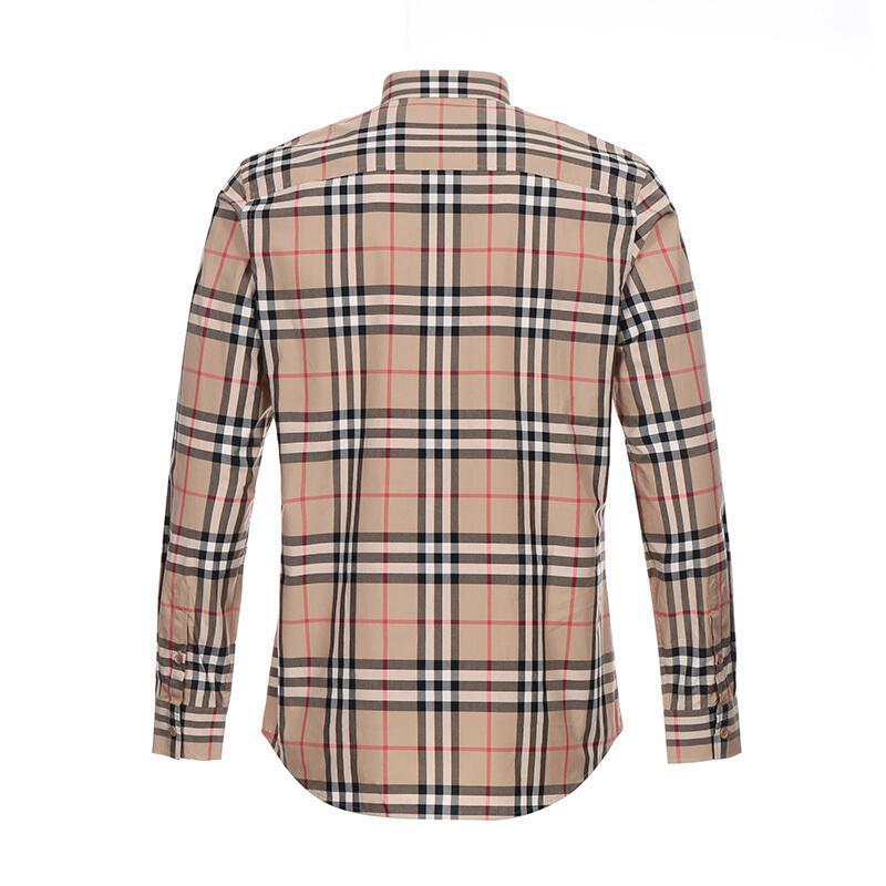 BURBERRY 博柏利 男士棉质长袖衬衫 80208631