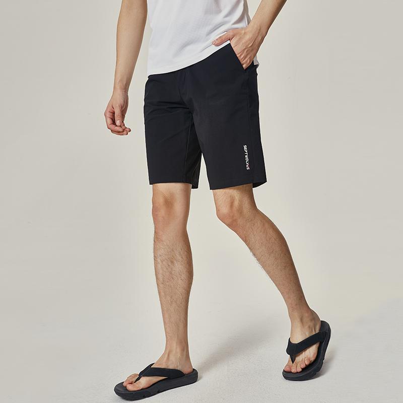 七匹狼运动户外系列短裤高弹清凉速干短裤男士运动短裤休闲裤男裤