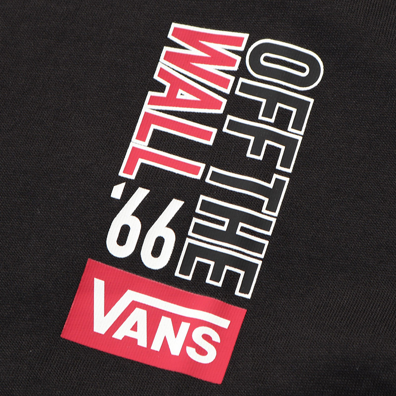 vans范斯男装运动服休闲短袖t恤vn0a4uqlblk