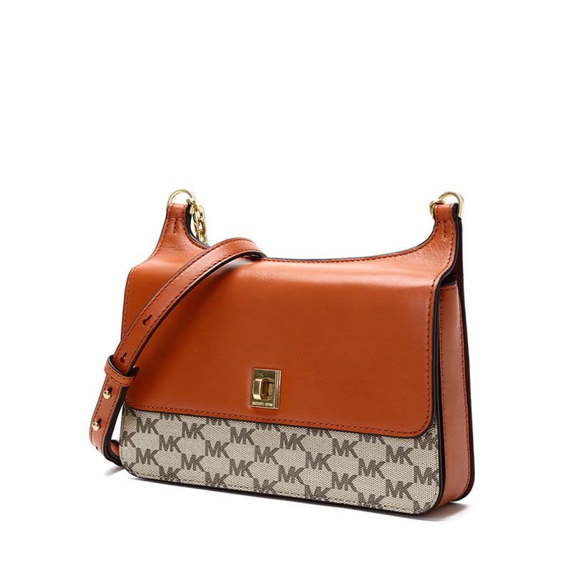 Michael Kors/迈克·科尔斯 女士MK印花Natalie拼接斜挎包 30F6ANEM2V图片