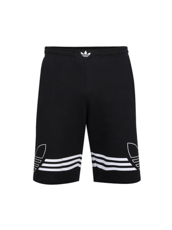 adidas阿迪三叶2019男子OUTLINE SHORT针织短裤DU8135